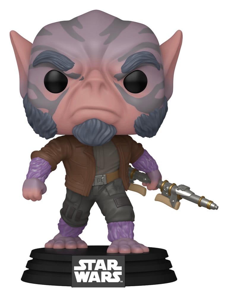 Star Wars: The Mandalorian and Grogu POP! Vinyl Bobblehead Figure Zeb Orrelios 9 cm