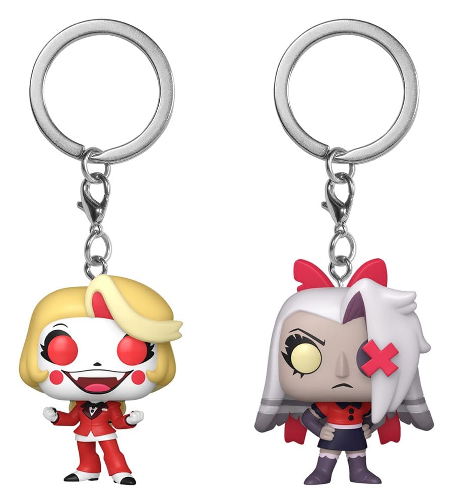 Hazbin Hotel POP! Vinyl Keychain 2-Pack Charlie & Vaggie 4 cm