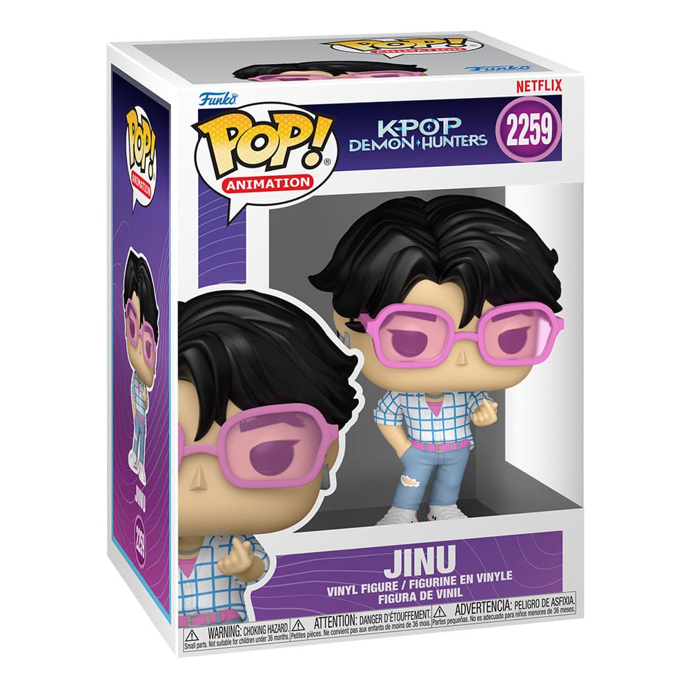KPop Demon Hunters POP! Animation Vinyl Figures Jinu