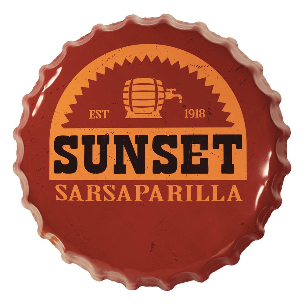 Fallout Tin Sign Sunset Sarsaparilla Bottle Cap