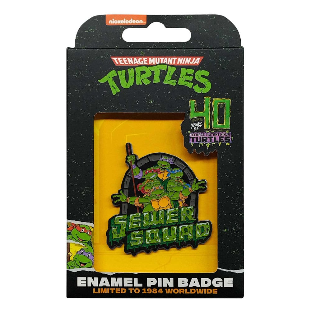 Anstecknadel zum 40-jährigen Jubiläum der Teenage Mutant Ninja Turtles, limitierte Auflage
