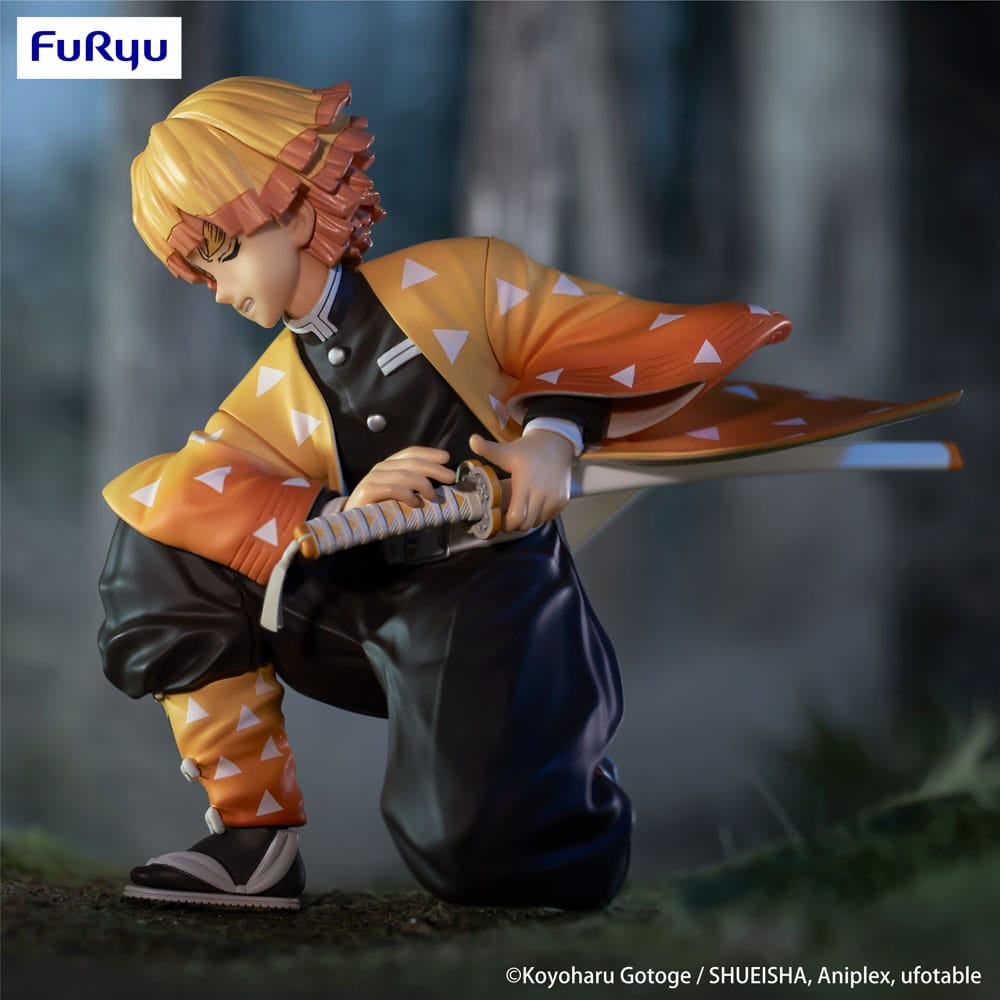 Dämonentöter: Kimetsu no Yaiba Nudelstopper PVC-Statue Zenitsu Agatsuma 10 cm