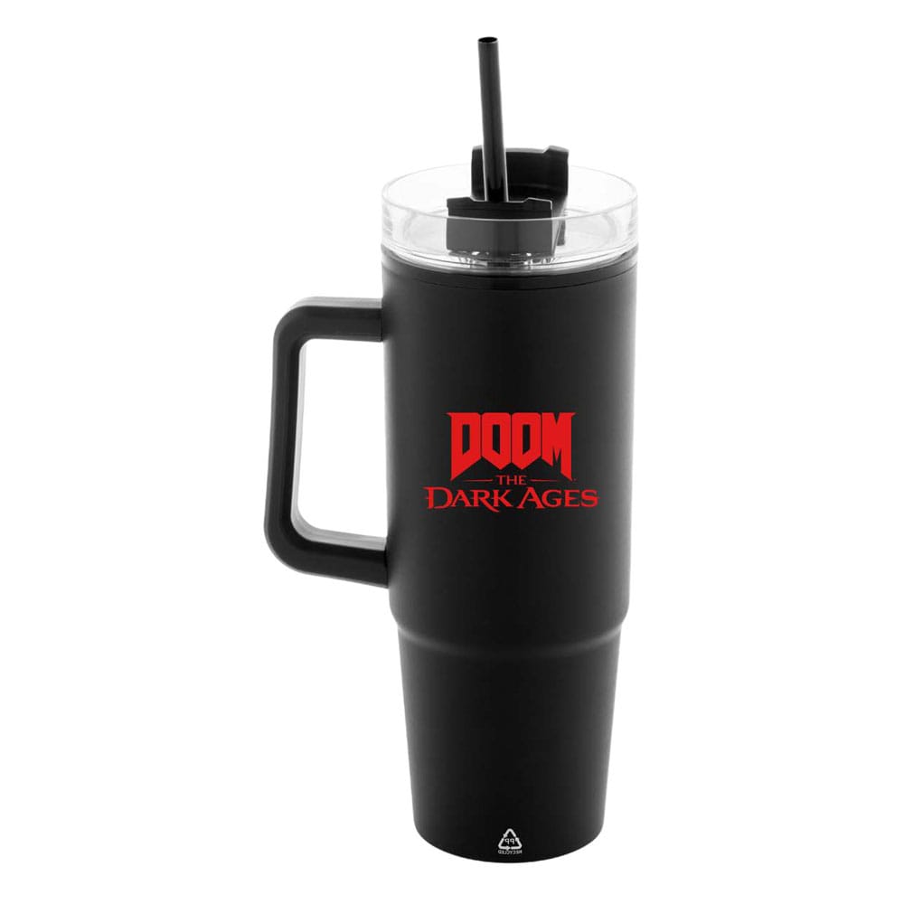 Doom The Dark Ages Insulated Mug with Straw Shield 1180 ml