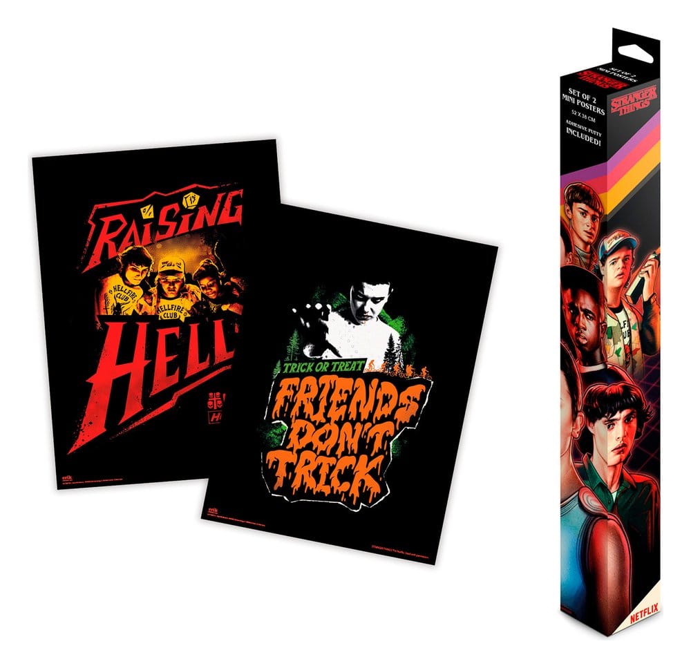 Stranger Things Mini Poster Set of 2