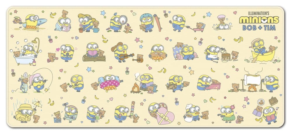 Minions Mousepad XL Bob and Tim 80 x 35 cm