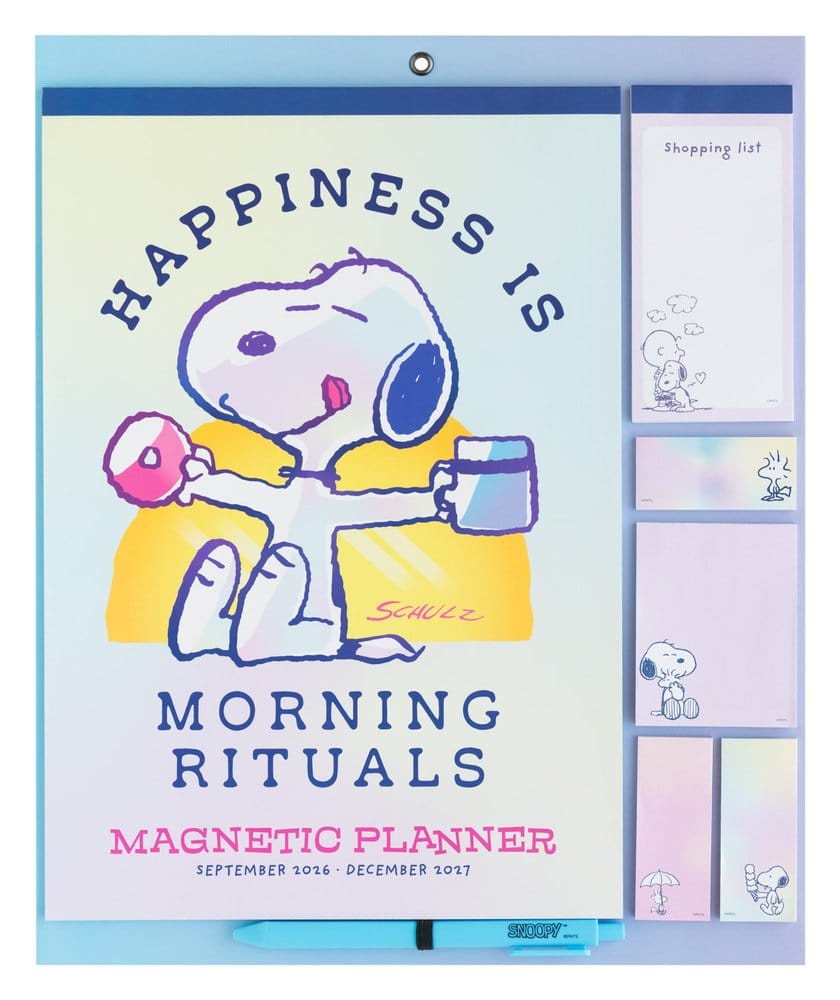 Snoopy Magnetic Planner 2026/27 30 x 35 cm