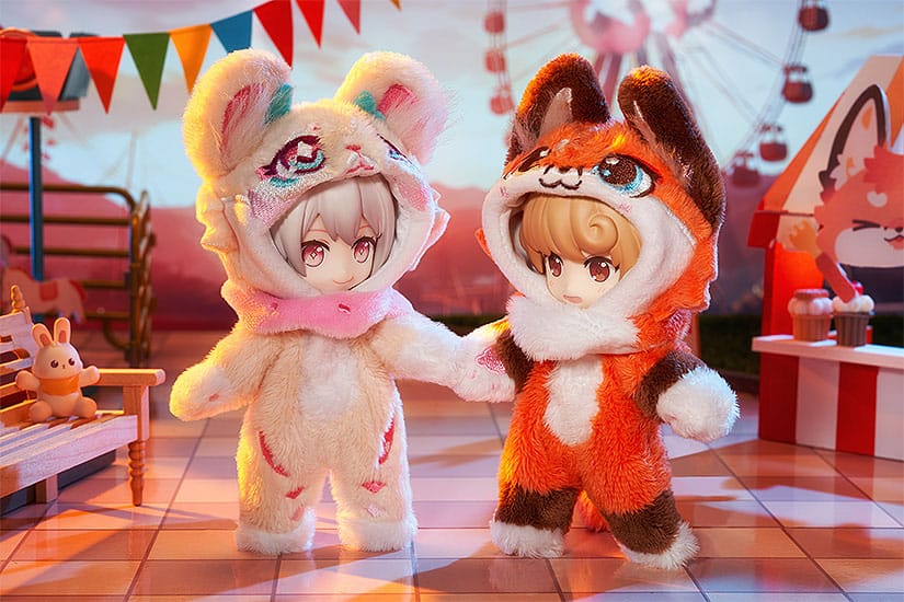 Flauschige Landteile für Nendoroid-Puppenfiguren, Kigurumi-Pyjamas: Bay