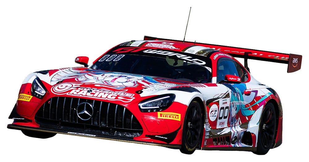 Hatsune Miku GT Project Vehicle 1/43 Hatsune Miku: AMG 2025 Spa 24H Ver. 11 cm