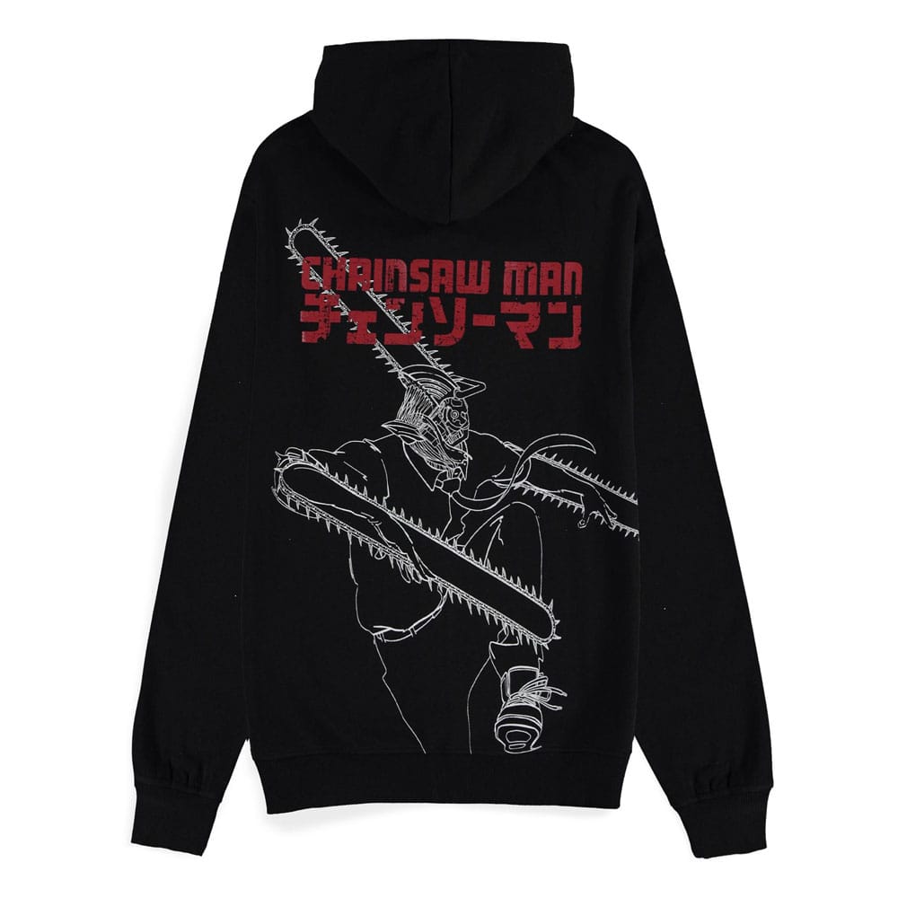 Chainsaw Man Zipper Hoodie Chainsaw Devil Size XL