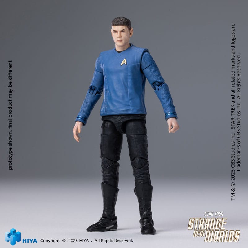 Star Trek Strange New Worlds Exquisite Mini Series Action Figure 1/18 Spock 11 cm