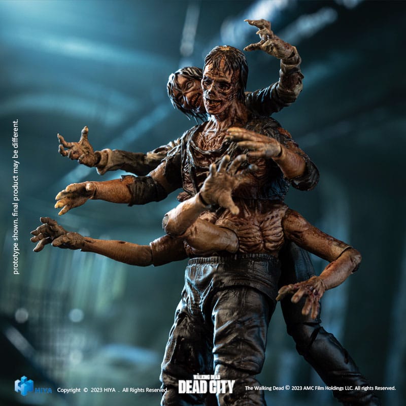 The Walking Dead Exquisite Mini-Actionfigur 1/18 Dead City Walker King 11 cm