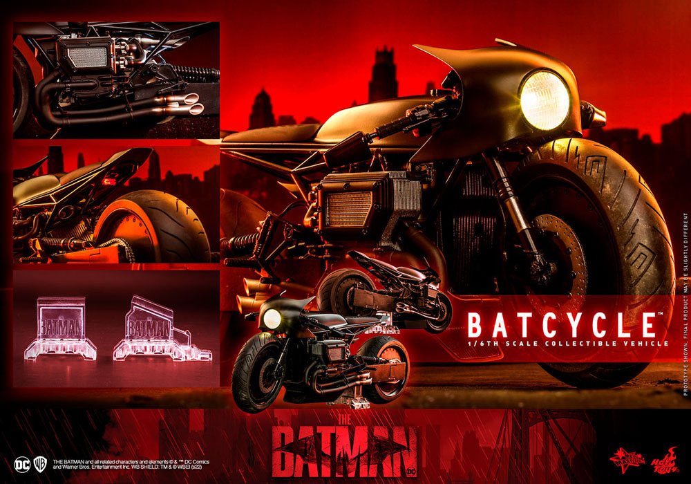 Die Batman Movie Masterpiece Actionfigur 1/6 Batcycle 42 cm