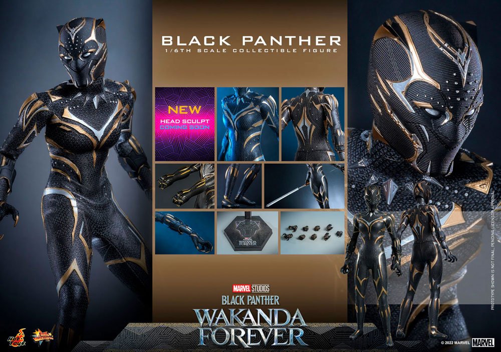 Black Panther: Wakanda Forever Movie Masterpiece Actionfigur 1/6 Black Panther 28 cm