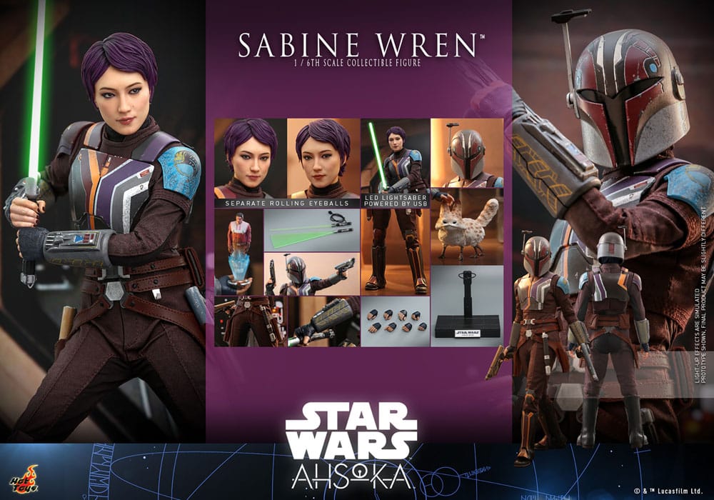 Star Wars: Ahsoka Actionfigur 1/6 Sabine Wren 28 cm