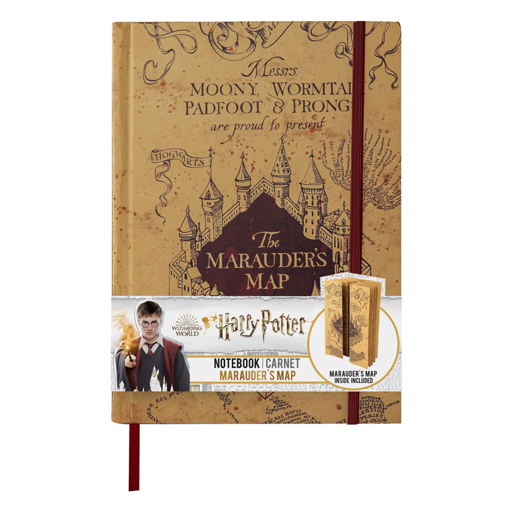 Harry Potter Notizbuch A5, Karte des Rumtreibers