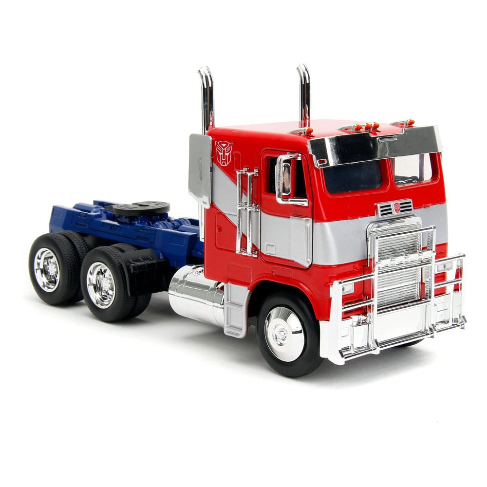 Transformers-Druckgussmodell 1/24 Big Rig T7 Optimus Prime