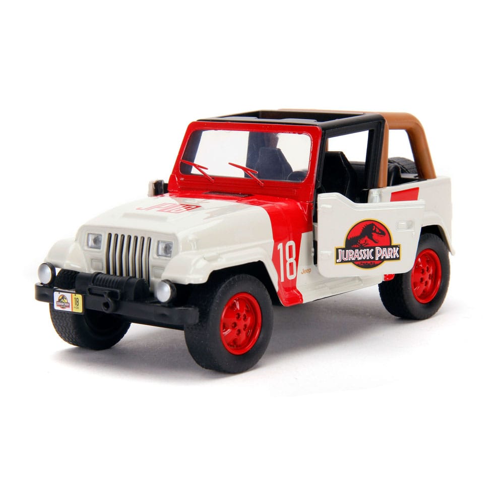 Jurassic World Druckgussmodell 1/32 Jeep Wrangler