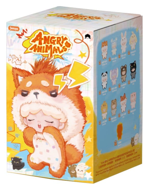 Yumo Angry Animals Plush Mini Figures Blind Box 9 cm Display (12)