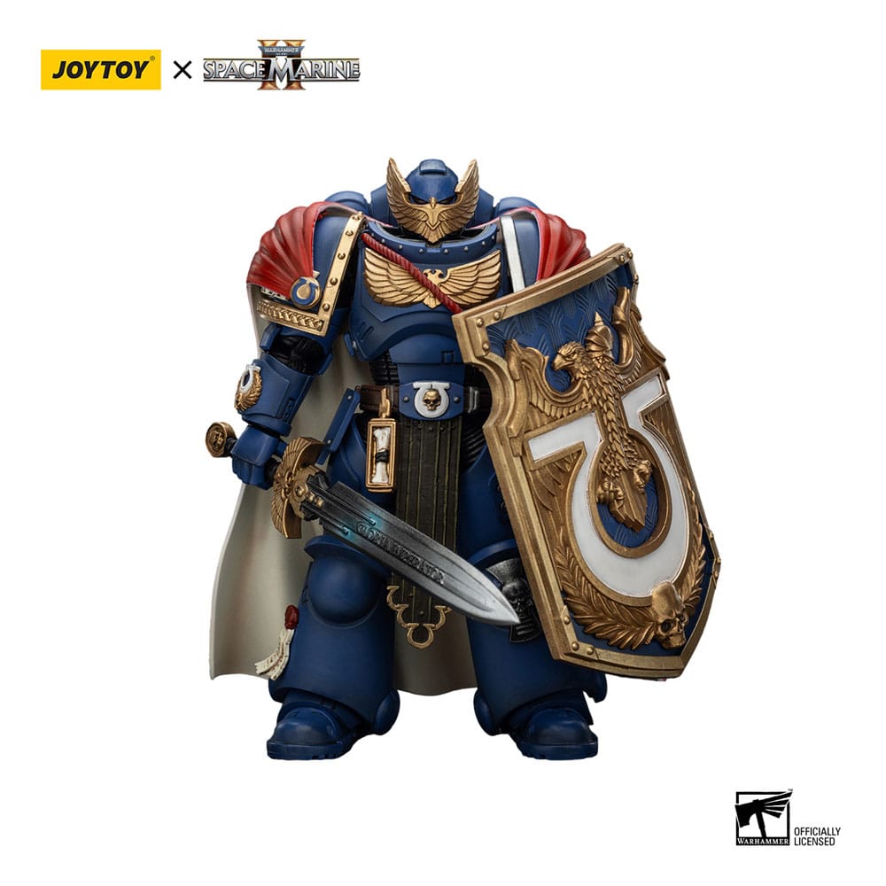 Warhammer 40k Action Figure Ultramarines Victrix Honour Guardwith Storm Shield And Power Sword 20 cm