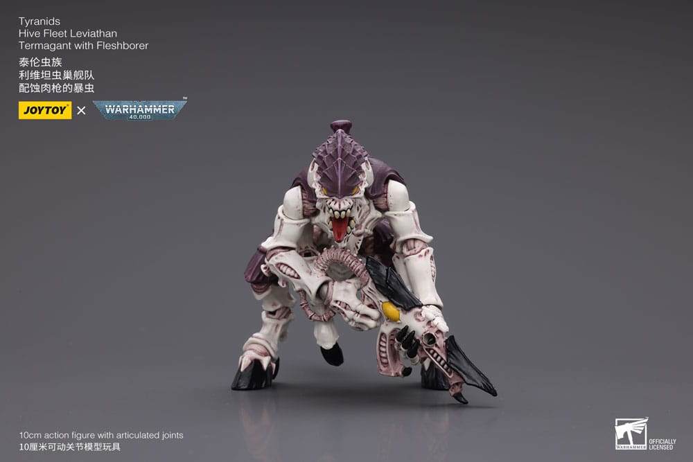 Warhammer 40k Actionfigur 1/18 Tyranids Hive Fleet Leviathan Termagant mit Fleischbohrer 12 cm