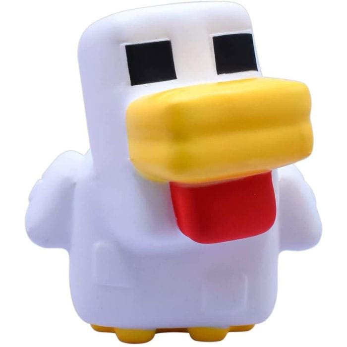 Minecraft Mega Squishme Anti-Stress-Figur 15 cm, Serie 3 Huhn 15 cm