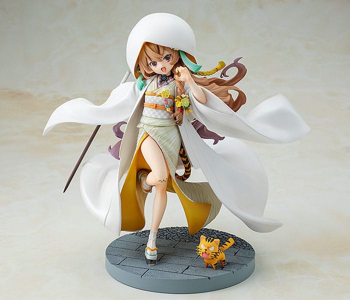 Toradora! PVC-Statue Taiga Aisaka: Weißer Kimono Ver. 22 cm