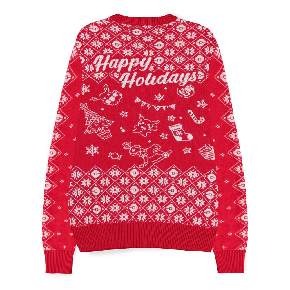 Pokémon Sweatshirt Weihnachtspullover Evoli Größe S