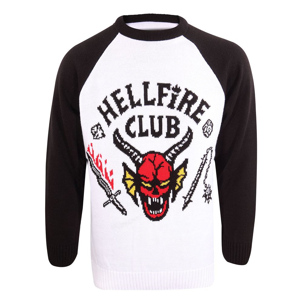 Stranger Things Sweatshirt Christmas Jumper Hellfire Club Size XXL