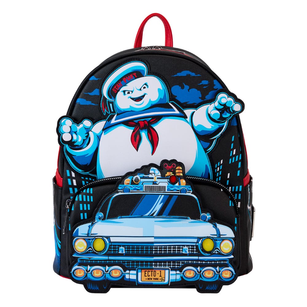 Ghostbusters by Loungefly Mini Backpack Stay Puft Chasing
