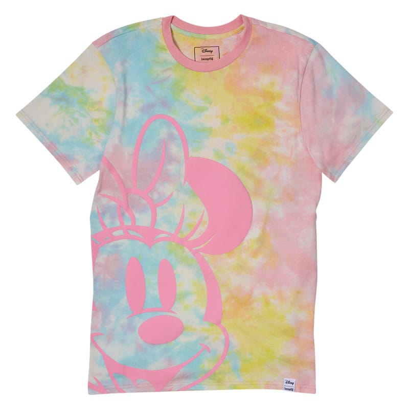 Disney by Loungefly Tee T-Shirt Unisex Minnie Mouse Tie Die Size L