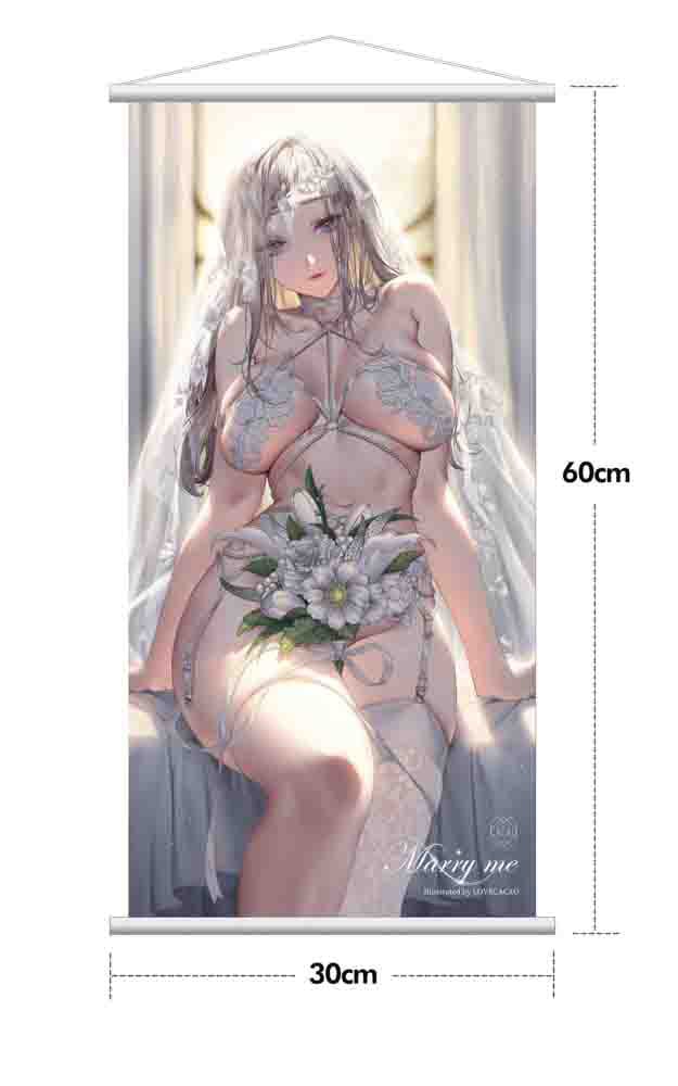 Original Illustration PVC Statue 1/4 Marry me Illustriert von LOVECACAO Bonus Inclusive Limited Edition 31 cm