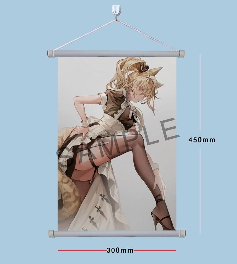 Original-Charakter-PVC-Statue 1/7 Battle Maid Verschiedene Arten Leopardenkatze Maria Deluxe Edition 24 cm