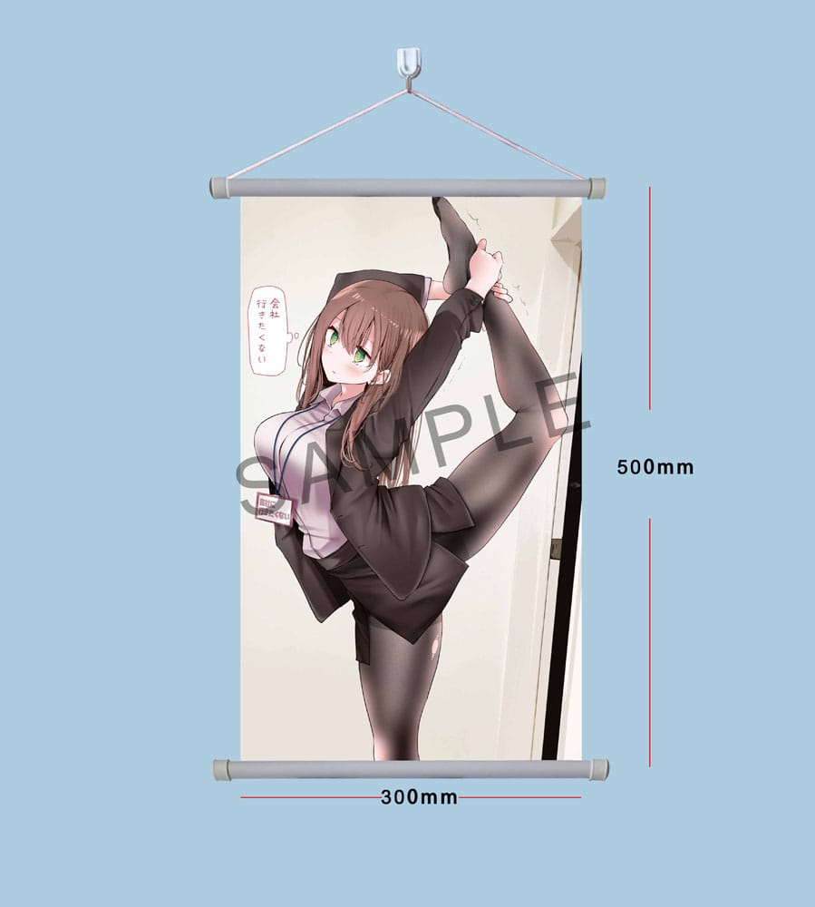 Original-Charakter-PVC-Statue 1/4 OL-chan Who Does't Want to Go to Work White Ver. Deluxe-Edition 26 cm