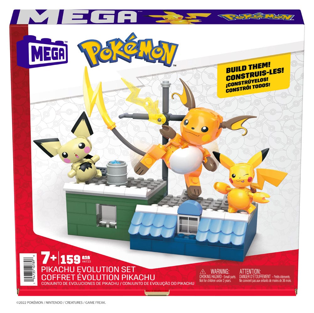 Pokémon MEGA Bauset Pikachu Evolutionsset