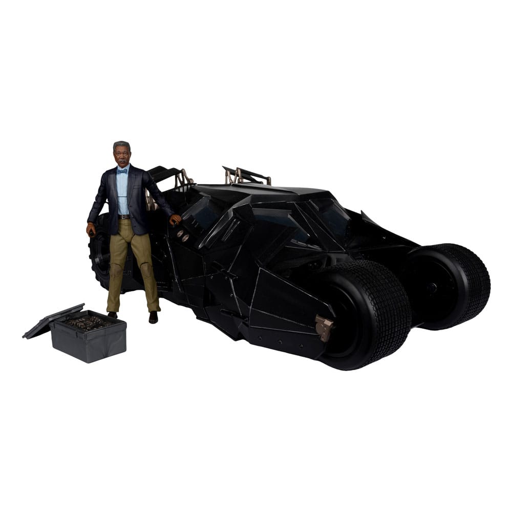 DC Multiverse Vehicle Tumbler mit Lucuis Fox (The Dark Knight) (Gold Label)