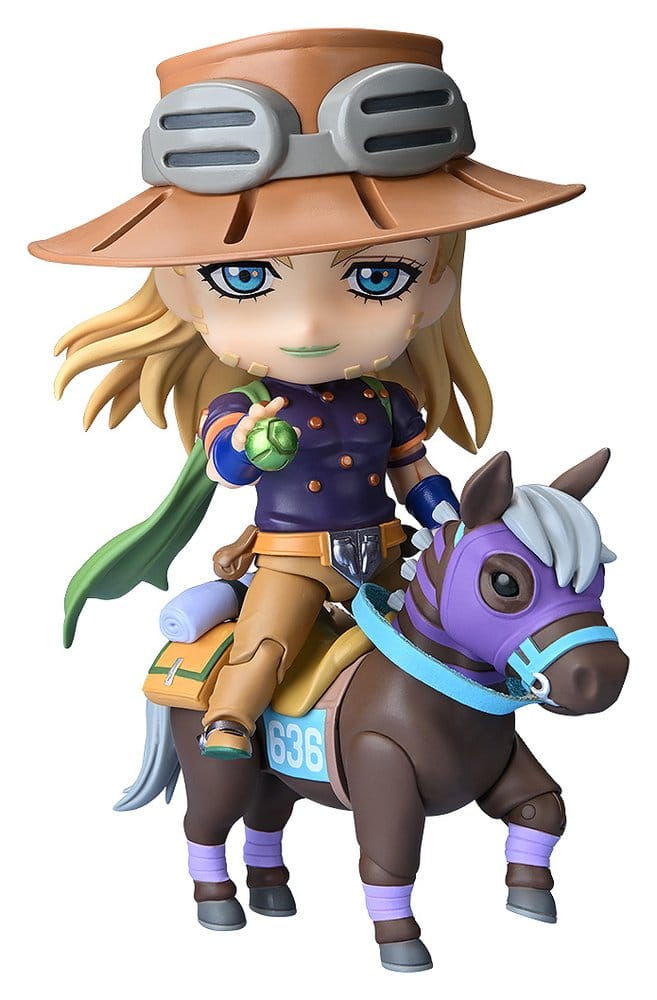 JoJo's Bizarre Adventure Steel Ball Run Nendoroid Action Figure Gyro Zeppeli DX Ver. 10 cm