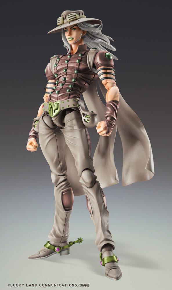JoJo's Bizarre Adventure Part7 Steel Ball Run Super Action Action Figure Chozokado Johnny Joestar Second 15 cm