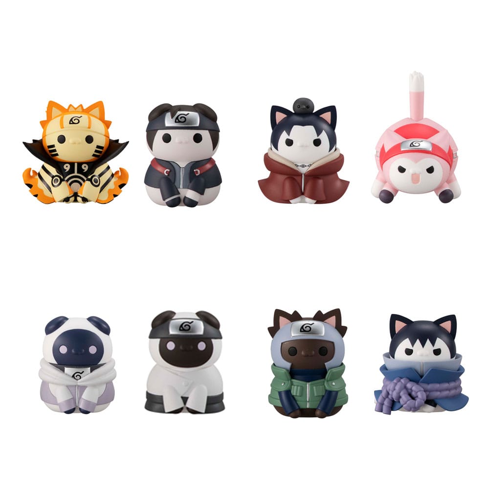 Naruto Shippuden Mega Cat Project Handelsfigur 3 cm Nyaruto! Ver. Ausbrechen! Vierter großer Ninja-Krieg-Sortiment (8)