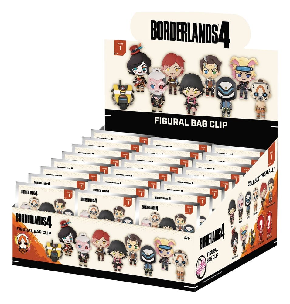 Borderlands 3D PVC Bag Clips Series 1 Blind Bag Display (24)