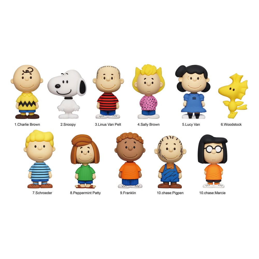 Peanuts PVC-Beutelklammern Snoopy Serie 1 Display (24)