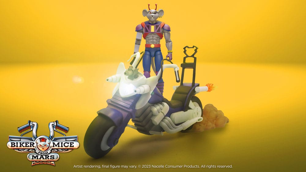 Biker Mäuse vom Mars Fahrzeug Modo's Mondo Chopper 25 cm