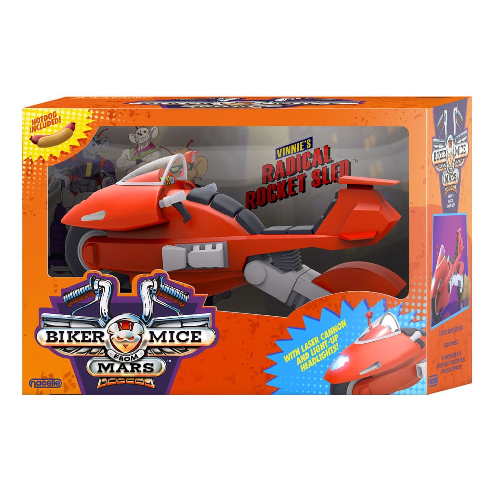 Biker Mäuse vom Mars Fahrzeug Vinnie's Radical Raketenschlitten 25 cm