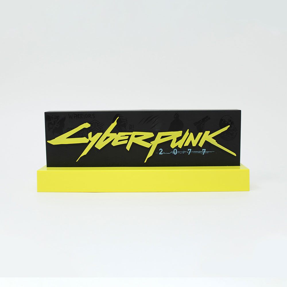 Cyberpunk 2077 LED-Lichtlogo 22 cm