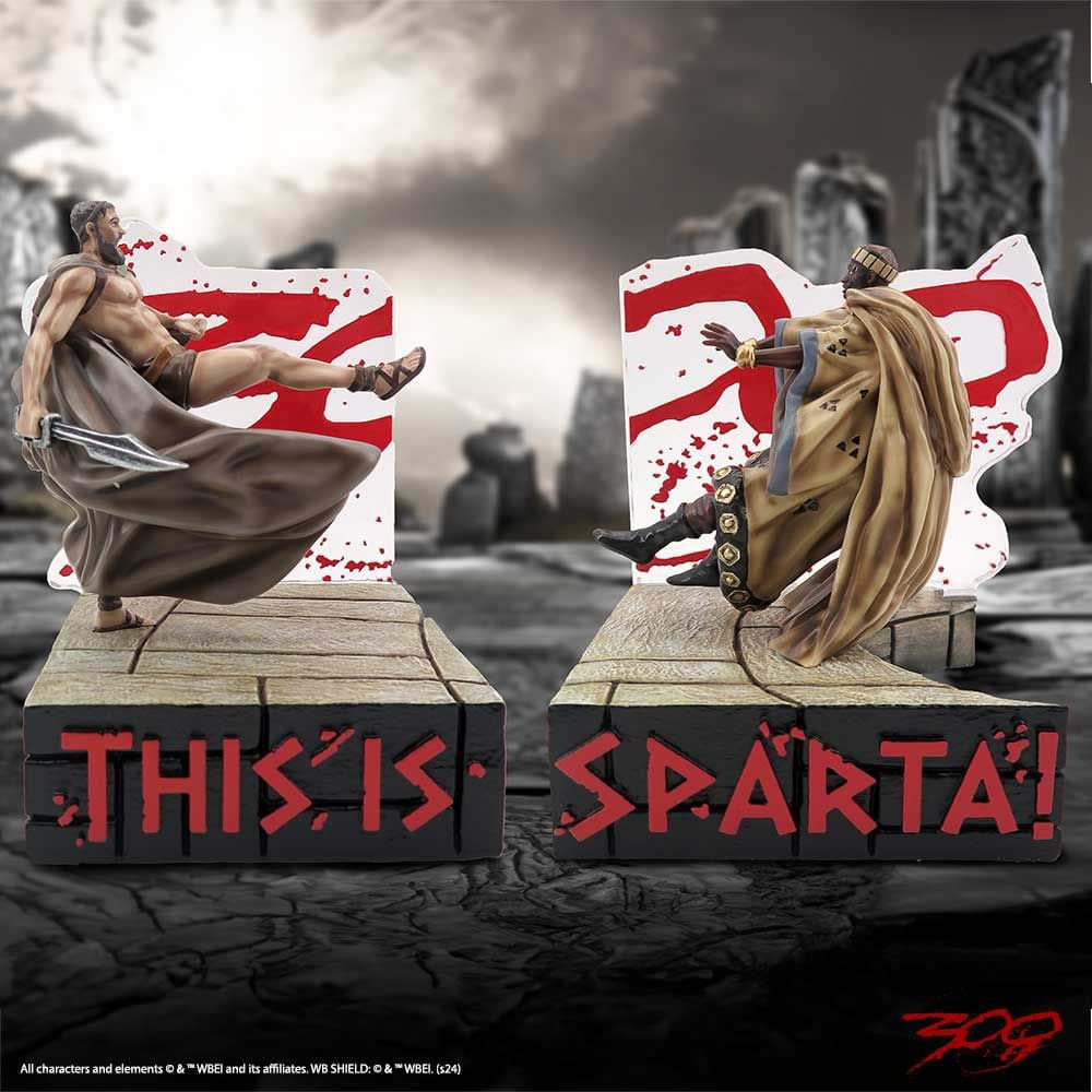 300 Buchstützen „This Is Sparta“.