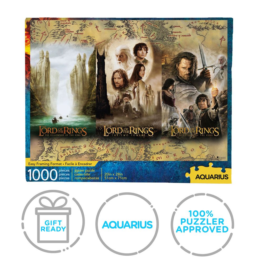 Herr der Ringe Puzzle Triptychon (1000 Teile)