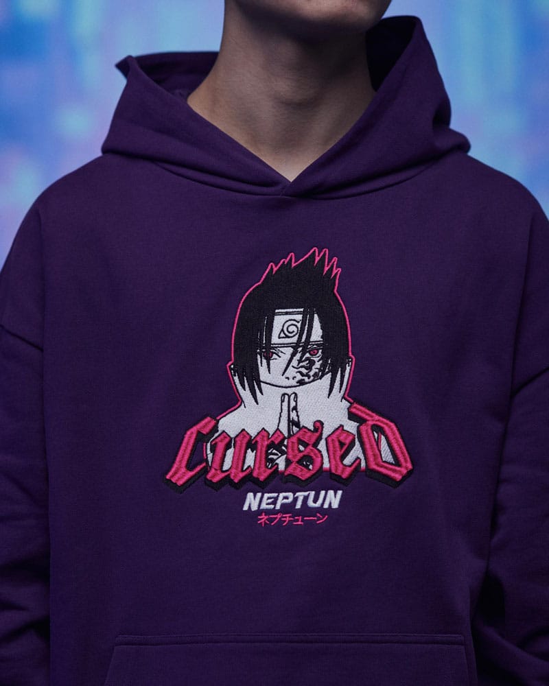 Naruto Shippuden Kapuzenpullover Grafik Beige Größe XL