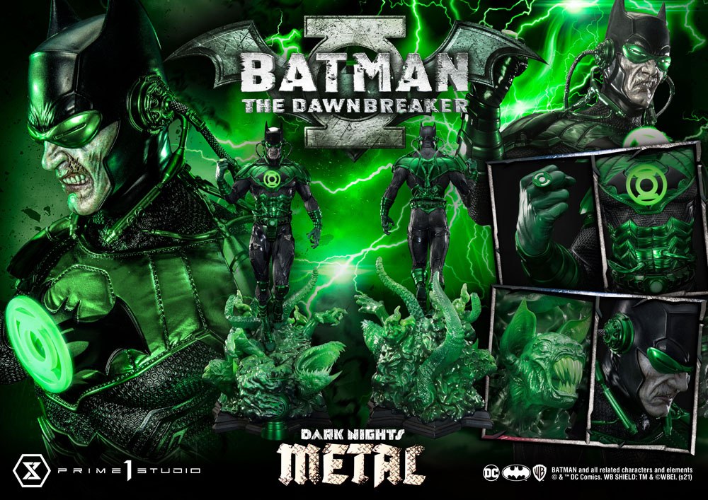 Dark Nights: Metallstatue 1/3 The Dawnbreaker 89 cm