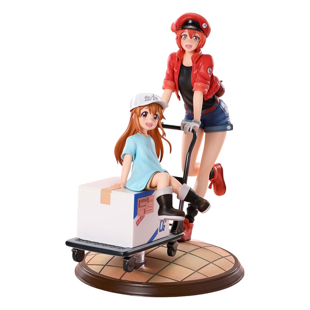 Cells at Work Prisma Wing PVC Statue Red Blood Cell & Platelet 26 cm