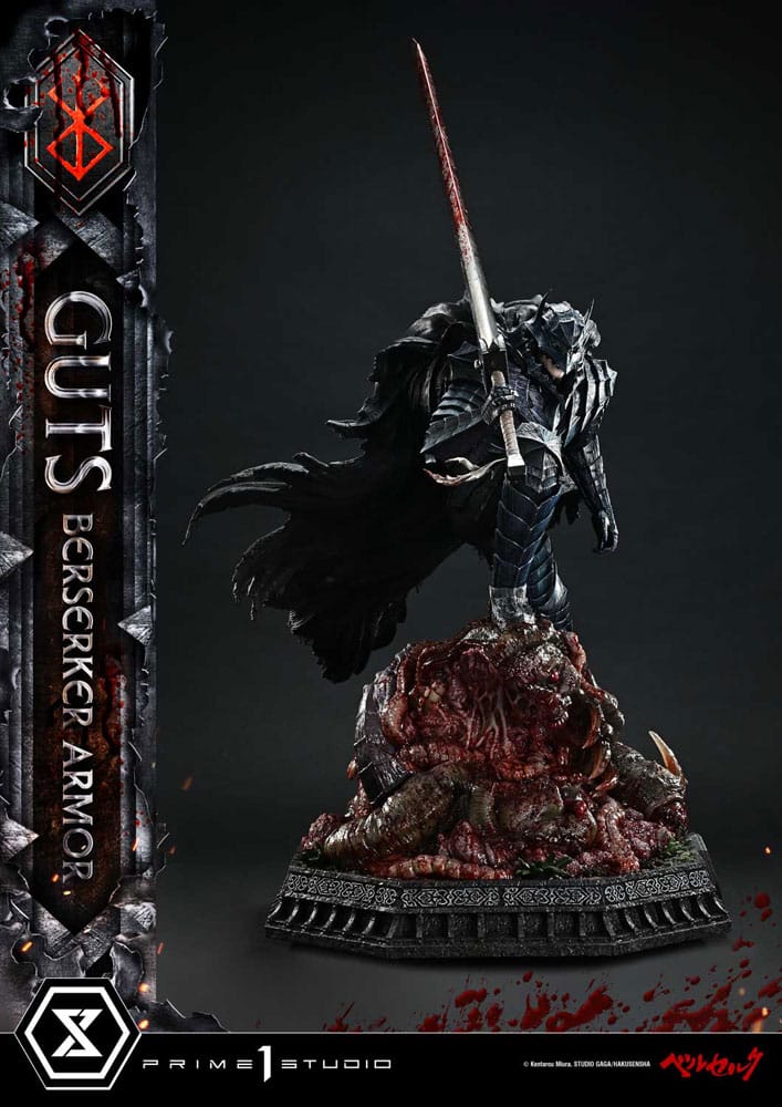 Berserk Ultimate Premium Masterline Series Statue 1/4 Guts, Berserker Armor Grunbeld vs. Guts 94 cm