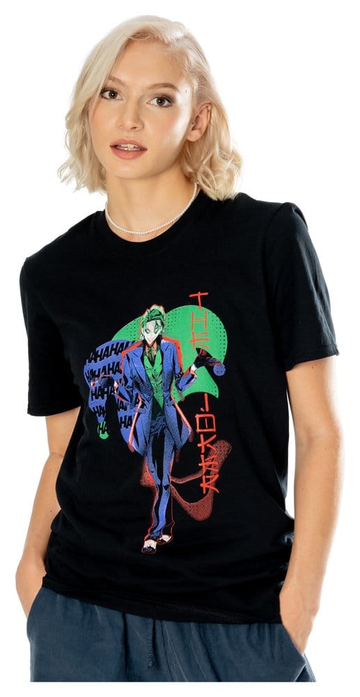 DC Comics T-Shirt The Joker Anime Red Light Size S